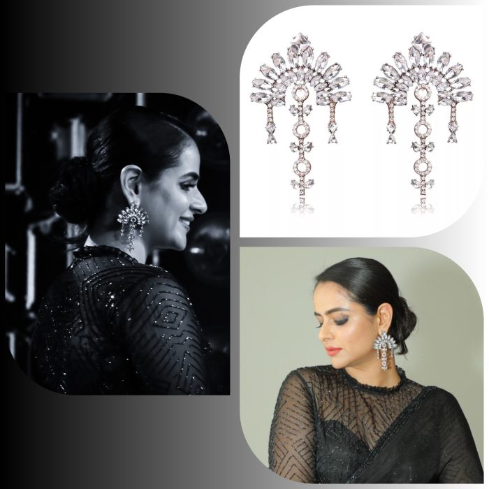 Celestial Crystal Cascade Earrings – Glamorous Luxury for Every Occasion - Image 7