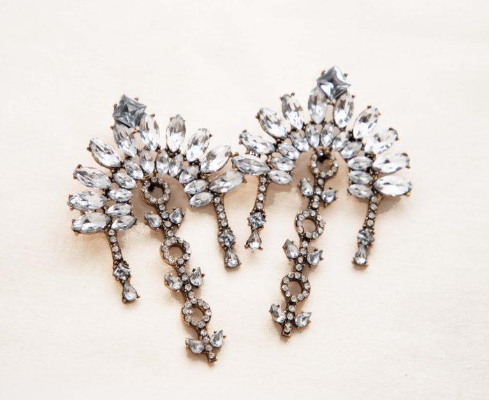 Celestial Crystal Cascade Earrings – Glamorous Luxury for Every Occasion - Image 5